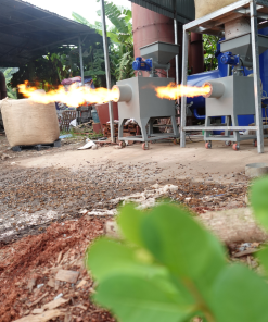 đầu đốt viên nén gỗ mini