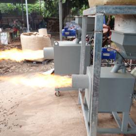 Lò đốt viên nén mini