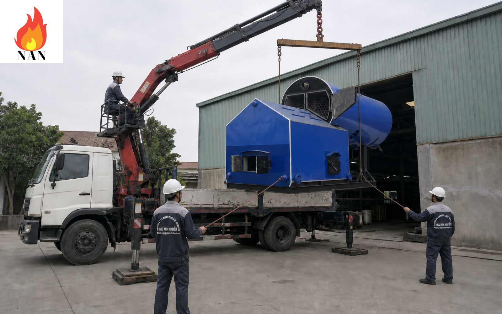 lắp đặt lò hơi công nghiệp