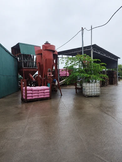 Cụm thiết bị và sân nhà xưởng Hưng Yên trong tư liệu của Nhật Anh Nguyễn